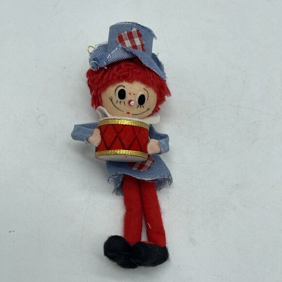 VINTAGE 1950s Kitschy Paper Mache Clown Ornament Santa Bear Duck Lot - Picture 4 of 12